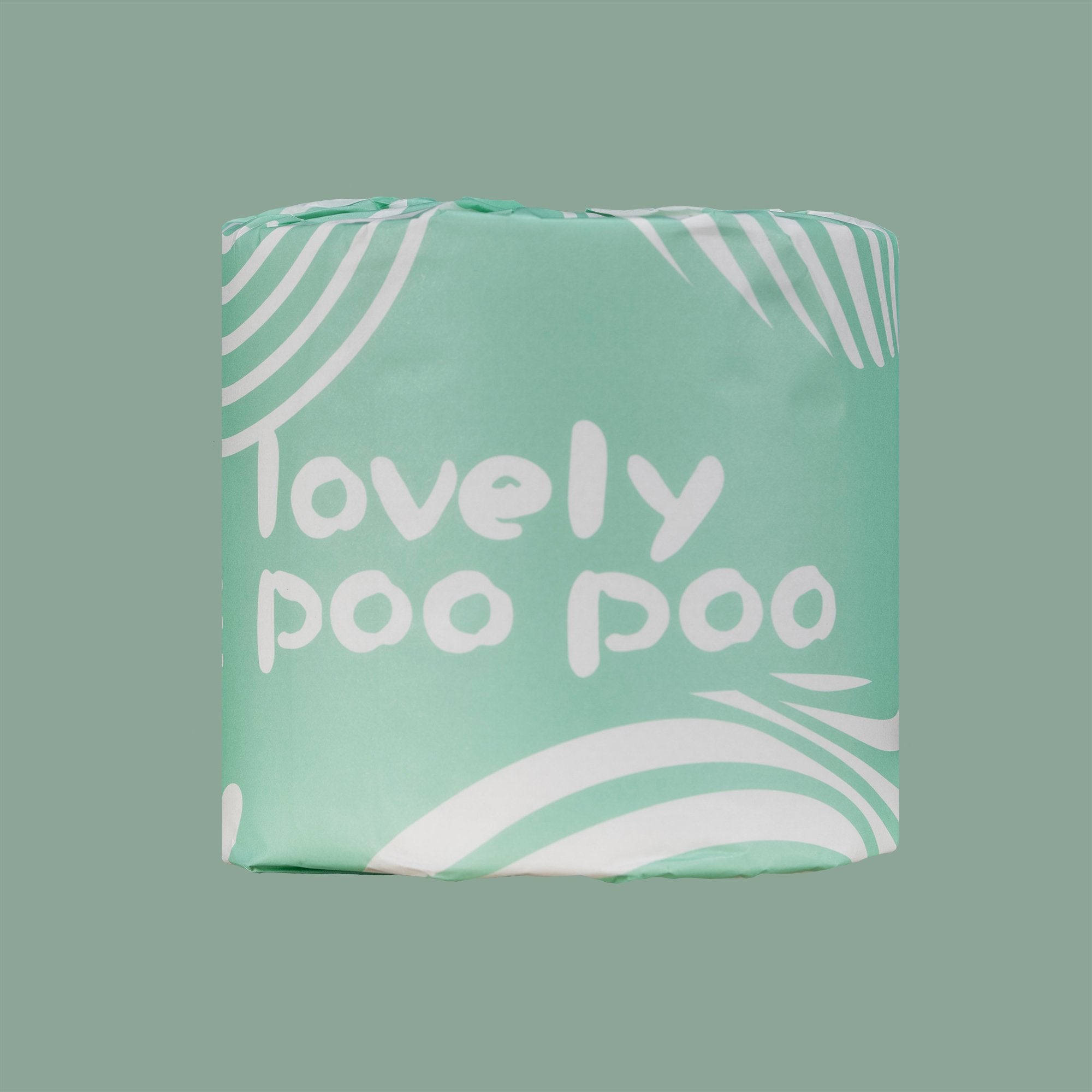 A Roll of Deluxe Bamboo Toilet paper - Lovely Poo Poo